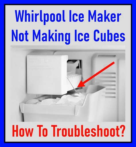 whirlpool stopped making ice|replace whirlpool ice maker.